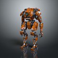 Mecha Warrior Mecha Soldier Machine Armor Mechanical Armor 3d model