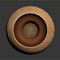 Handcrafted Copper Vase With Intricate Carved Patterns And Artistic Sculpture Design