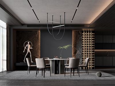 Modern Restaurant 3d model