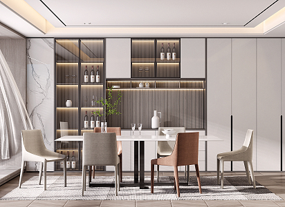 Modern Restaurant 3d model