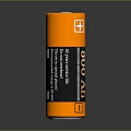High Performance Lithium Ion Battery for Electronic Devices with 3000 mAh Capacity and Orange Casing