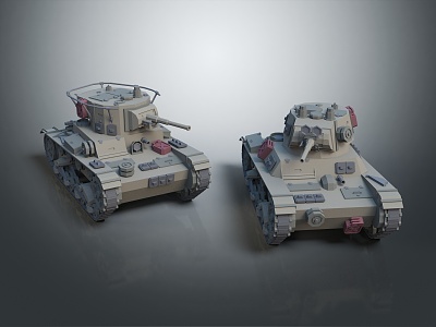 Modern Tanks Military Vehicles model