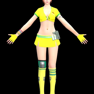 Football Baby Sissy 3d model