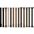 Decorative Roman Columns In Various Styles And Different Colors For Home Design