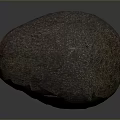 Fresh Ripe Avocado With Dark Green Textured Skin And Brown Stem