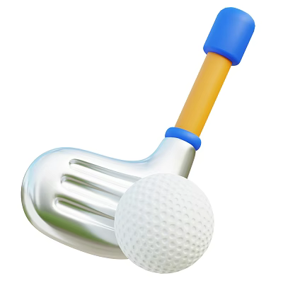 Modern Hockey Cartoon Hockey 3d model