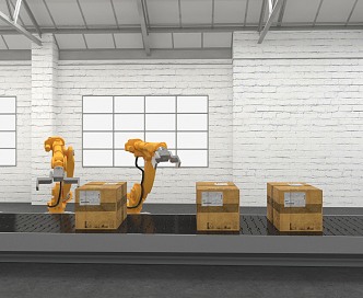 modern machinery manufacturing 3d model