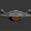 Silver Explorer Spaceship With Streamlined Design And Colorful Wings For Space Exploration