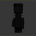 Infrared Steiner Laser Pistol Light Source Firearm Sight Firearm Device 3d model