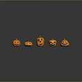 Various Fresh Vegetable Pumpkins Featuring Carved Smiling Faces Arranged Together