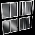 Modern Sliding Doors In Different Styles With Glass Panels And Metal Frames