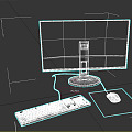 Modern Computer Office Computer 3d model