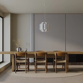 Modern table combination 3d model