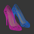 Black Patent Leather High Heels Stiletto Heel Classic Design for Women Footwear