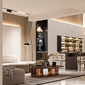 Modern Basement Interior With Play Tent And Furniture