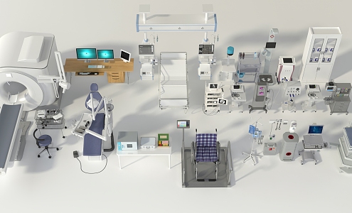 Modern Medical Devices 3d model