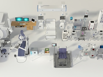 Modern Medical Devices 3d model