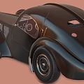 Hyundai Bugatti Car Antique Car 3d model