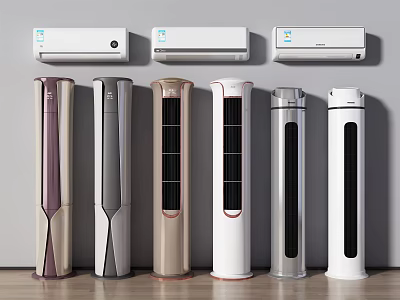 modern air conditioning 3d model