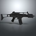 Modern Tactical Weapon With Black Finish Ergonomic Design And Accessory Rail