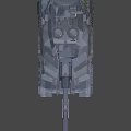 Futuristic Armored Tank With Long Barrel And Modern Military Design Features