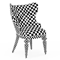 Tufted Accent Chair With Soft Gray Fabric And Rounded Wooden Legs