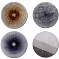 Modern Round Carpet 3d model
