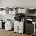 Modern Printers 3d model