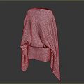 Light Purple Flowing Clothing With Loose Fit And Elegant Drape Design
