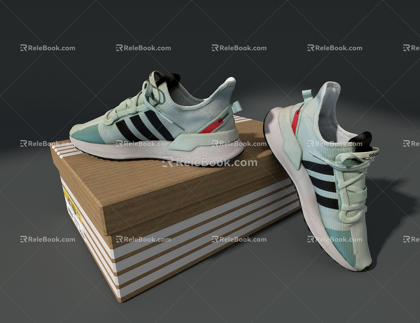 Adidas sneaker 3d model