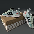 Adidas sneaker 3d model