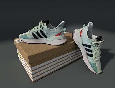 Adidas sneaker 3d model