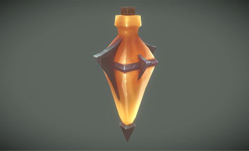 Modern Medicine Bottle Medicine Bottle 3d model