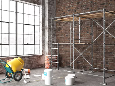 Industrial LOFT Scenario 3d model