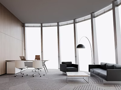 Manager Office Sofa 3d model