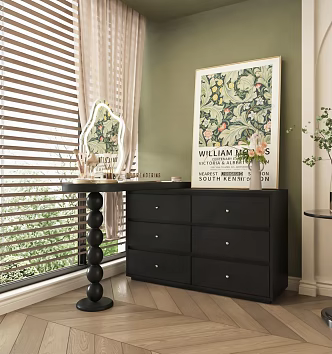 French vintage dresser 3d model