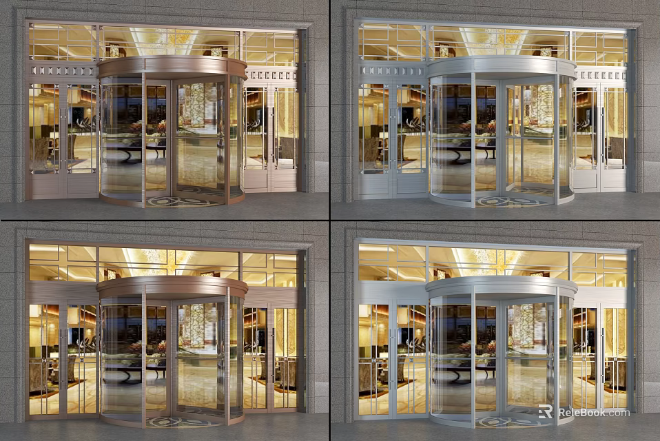 Modern Shower Sauna Interior Design With Glass Partitions And Wooden Seating 3d model 