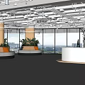 Modern Rest Area Negotiation Area 3d model
