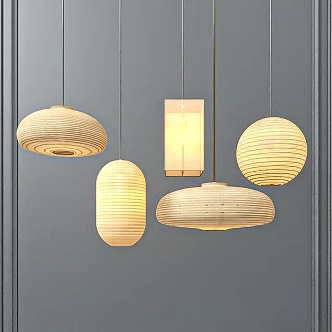 Modern chandelier 3d model