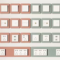 Modern socket 3d model
