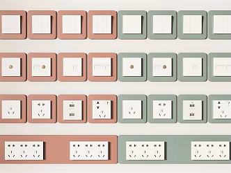 Modern socket 3d model