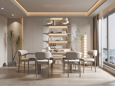 Modern Restaurant 3d model