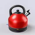 Sleek Red Electric Kettle With Black Handle And Modern Design For Daily Home Use