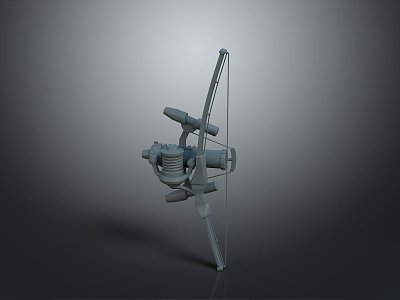 Crossbow Mechanical Crossbow Shift Bow and Arrow Shoot Far Equipment Weapons High-tech Crossbow 3d model