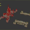 Classical Architectural Models Featuring Spires Towers And Multiple Detailed Sections