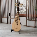 Pipa instrument 3d model