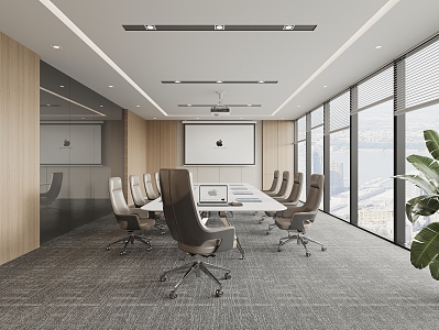 Modern Conference Room 3d model