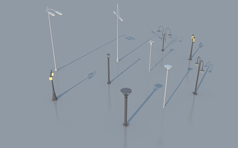 Street lamp 3d model