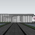 A sales office style 3d model