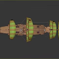 Modern Ancient Ship Ancient Warship Large Ancient Ship Ancient Warship 3d model
